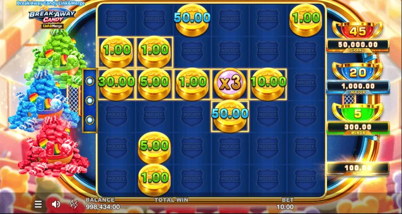 Break Away Candy - Mixed Bonus sa tri istovremena modifikatora